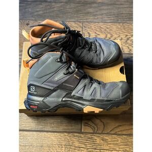 Salomon X Ultra 4 Mid GTX W Gore Tex Women's Hiking Boots Ebony Mocha Cream SZ 8
